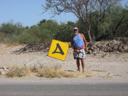 San Ignacio Road Sign