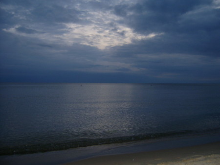 storm over lake Michigan