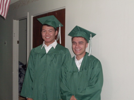 Our 2009 graduates- Eugene and Taylor