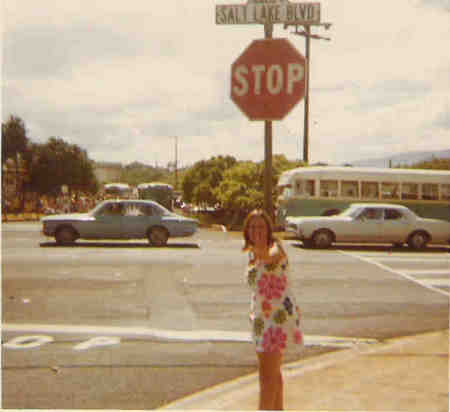 Bus Stop by Foster Village -- Salt Lake Blvd.