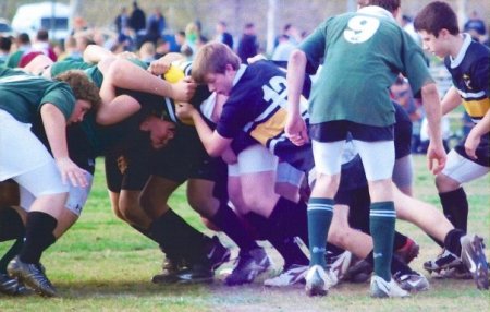 Cody Clayton 14yo playing Rugby