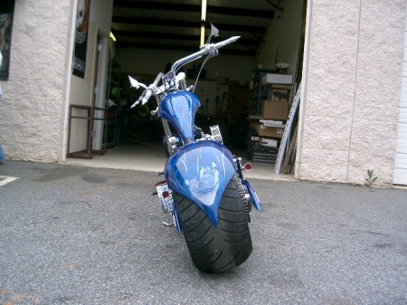 Same Sled Chopper from the rear 300mm tire