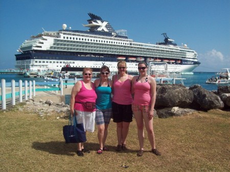 us in front of our ship