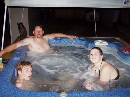 Love the hot tub!!