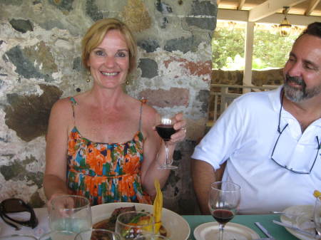 Winemaker's luncheon in Tortola