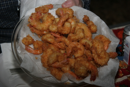 Fresh fried Shrimp ! !