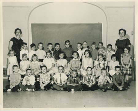 1962 summer kindergarten class - Palos Park