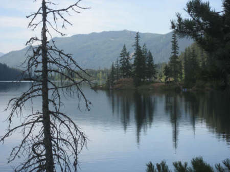 view from our campsite on Little Kachess