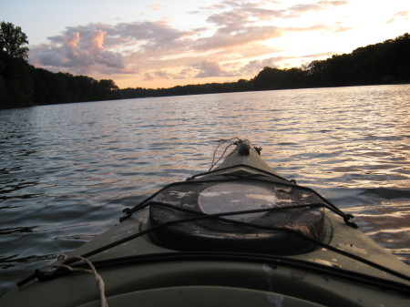 kayak POV Back Creek