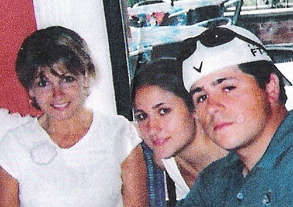 Valerie, daughter Michele, son Joey