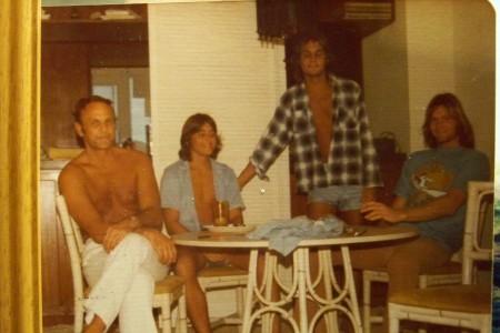 Dad, me, brother Allen & friend Charly