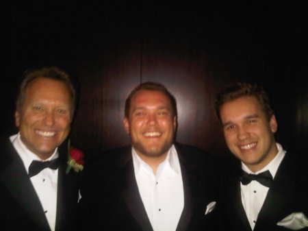 Nick, Kyle and I at Daughters Wedding NOV 2009