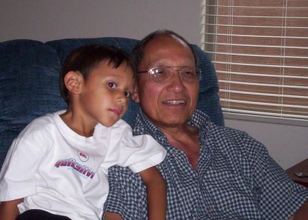 Me and my grandson