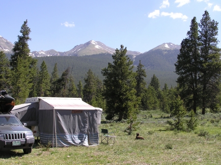 Camping in Tayler Park, Colorado 2008