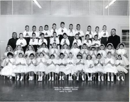 First Grade Blessed Sacrament 1962