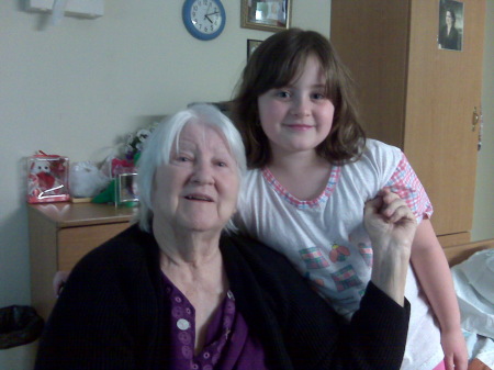 Doris (MaMa) with Sarah (8th Birthday)
