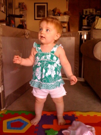 Kayla Walking at 10 months