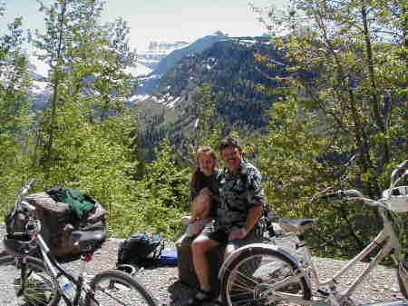 Husband Rick and daughter Lauren