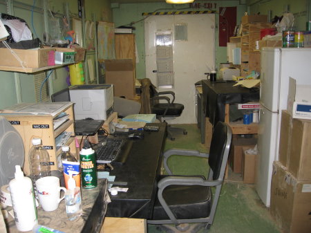 The Camp Al Asad office...after we cleaned it.