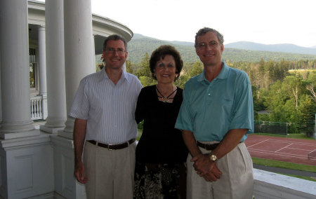 Ken, Mom and Dave at Mt. Washington Hotel