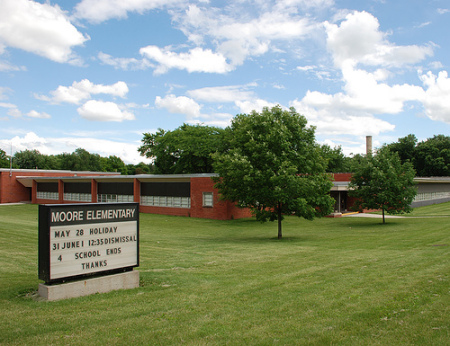 Moore Elementary School Logo Photo Album