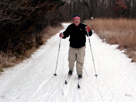 Skiing at Lime Creek Nature Center 2007