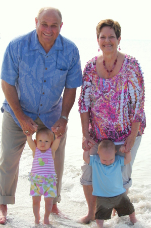 Grandkids on Beach