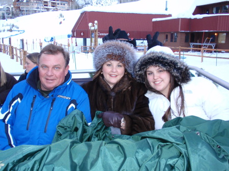 Vail Colorado, sleigh ride up to Beanos Cabin