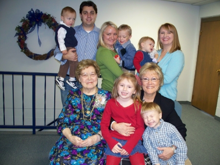Carolyn's daughters and grandchildren