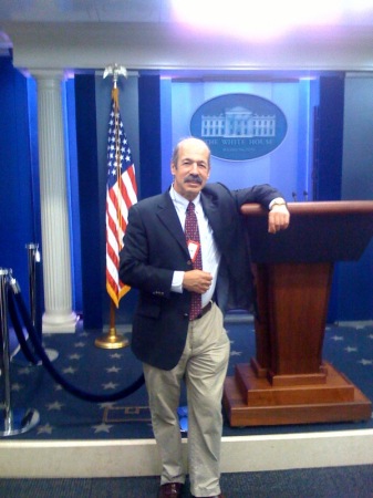 At the White House Press Briefing Room