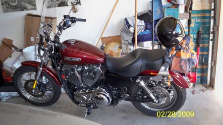 My new 2008 Harley Davidson