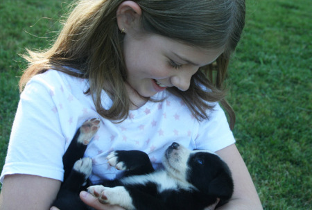 Caity & Pup.