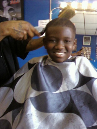 At the Barber