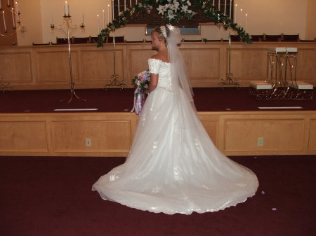 Brittany's wedding dress