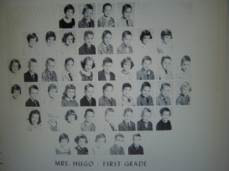 Mrs. Hugo-1st grade, taken 1961