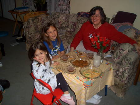 Tea Party with my granddaughters