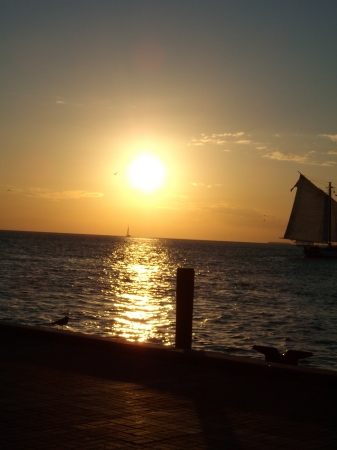 sunset in keywest