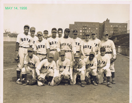 BHS Baseball March 1956