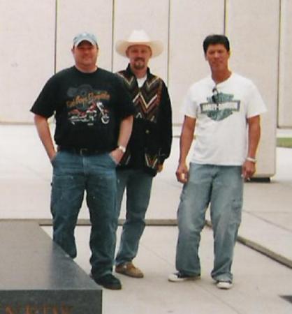 Perry, Terry, and me at the JFK MEM