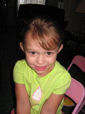 grand daughter Jaiden age 3