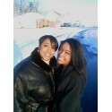 me and bri for xmas 2009