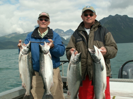 Salmon Fishing in Seward Alaska