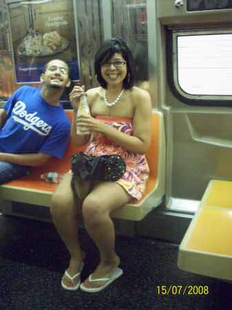 desiree and josie on the train