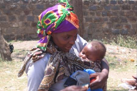 Kenyan mother and child