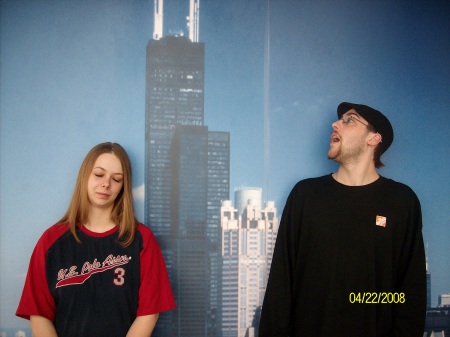 in the sky deck at sears tower, chicago