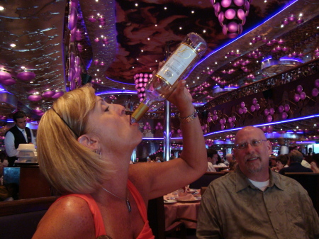 A little wine on our cruise!