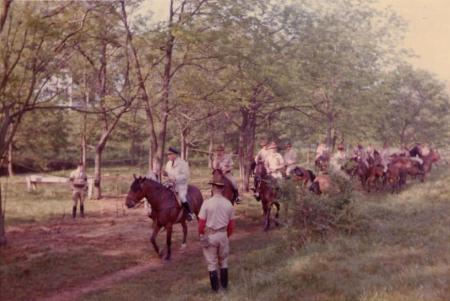 D Troop Cross Country Ride 1964