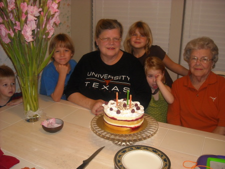 4 of my grandchildren. Birthday 63 yrs old?