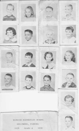 Fourth Grade Class 1958 - 1959