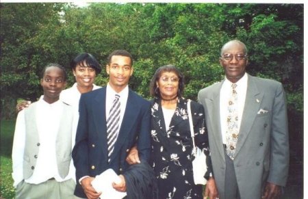 Family at PJ's (Prince Jr.)College Graduation